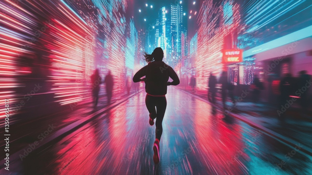 A person running through a glowing neon city, thrilled by the energy, --ar 16:9 --v 6.1 Job ID: b5ab957d-2984-4caf-a5fd-0878b4cff872 A person running through a glowing neon city, thrilled by the energy, --ar 16:9 --v 6.1 Job ID: b5ab957d-2984-4caf-a5fd-0878b4cff872