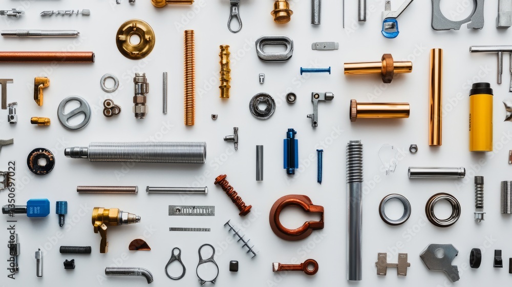 Neatly arranged plumbing components, showcasing precision and organization in design.
Neatly arranged plumbing components, showcasing precision and organization in design.