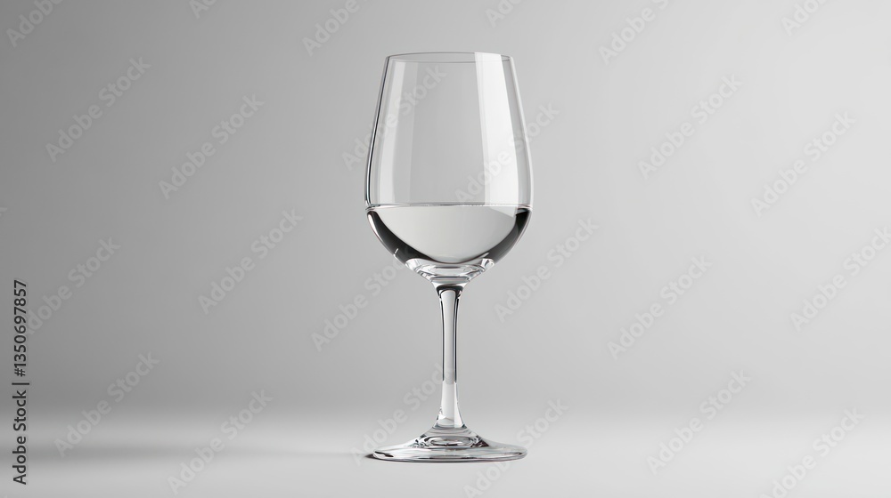 Elegant Empty Wine Glass Mockup, Transparent Glassware for Branding, Realistic 3D Rendering, Isolated on Grey Background, Luxury Drinkware, Restaurant and Bar Menu, Minimalist Design Template Elegant Empty Wine Glass Mockup, Transparent Glassware for Branding, Realistic 3D Rendering, Isolated on Grey Background, Luxury Drinkware, Restaurant and Bar Menu, Minimalist Design Template
