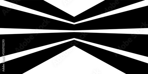 Abstract perspective line wave stripes with 3d dimensional effect. vector ilustration. eps 10