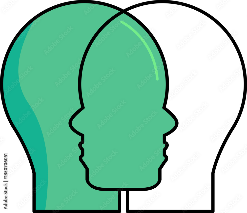 Mind Process Icon Element Set Mind Process Icon Element Set