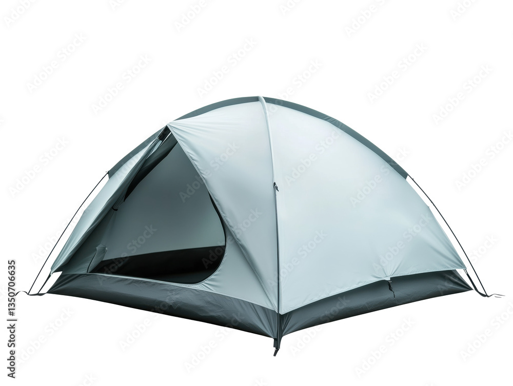 Lightweight Dome Camping Tent on White Background for Outdoor Adventures Lightweight Dome Camping Tent on White Background for Outdoor Adventures