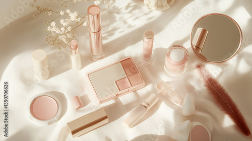 陽だまりの中のコスメ  やさしく彩るナチュラルメイクアイテム