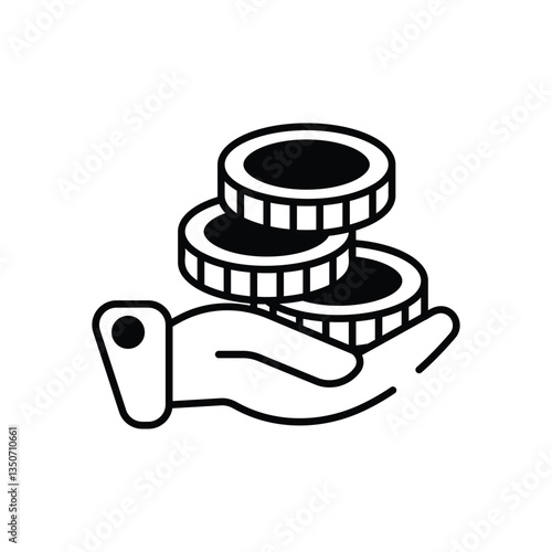 Ioc  vector icon stock illustration