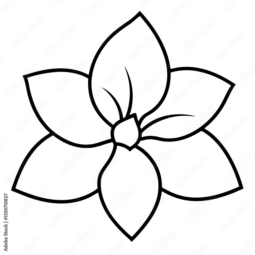 vector illustration of a flower vector illustration of a flower