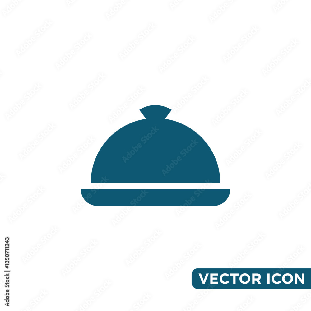Simple Movable Food Cover Icon Design Template Simple Movable Food Cover Icon Design Template