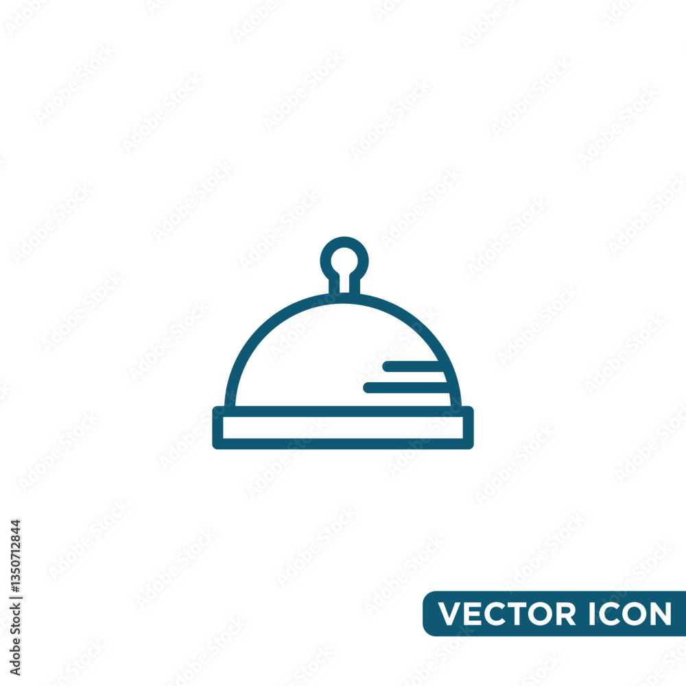 Simple Movable Food Cover Icon Design Template Simple Movable Food Cover Icon Design Template