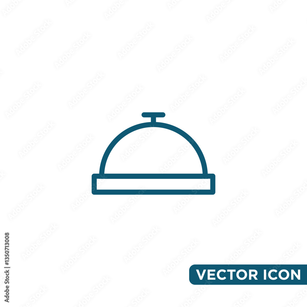 Simple Movable Food Cover Icon Design Template Simple Movable Food Cover Icon Design Template