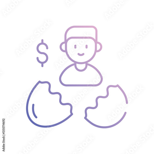 Business Incubator vector icon stock illustration