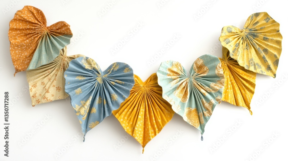 Obraz premium Vibrant Bunting and Garlands for New Year Celebration
