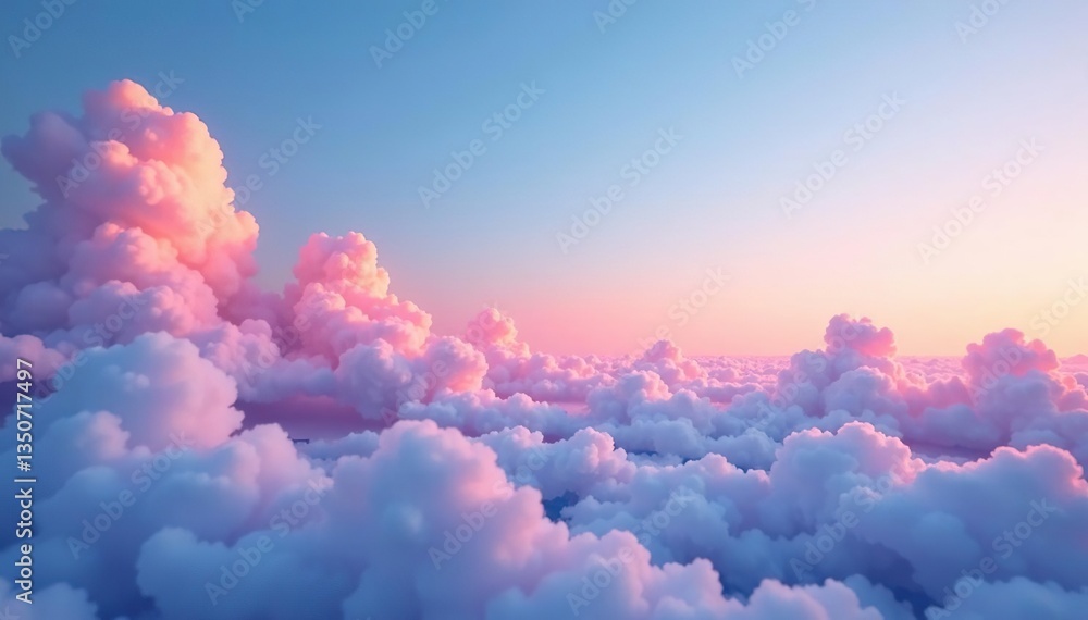Subtle gradient sky, clouds seamlessly looping, vast, ethereal Subtle gradient sky, clouds seamlessly looping, vast, ethereal