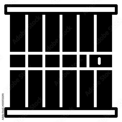 Jail Solid Icon