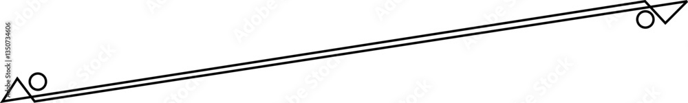 Footer Line Minimalist Element Set Footer Line Minimalist Element Set
