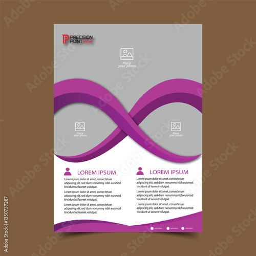 corporate flyer, brochure template design