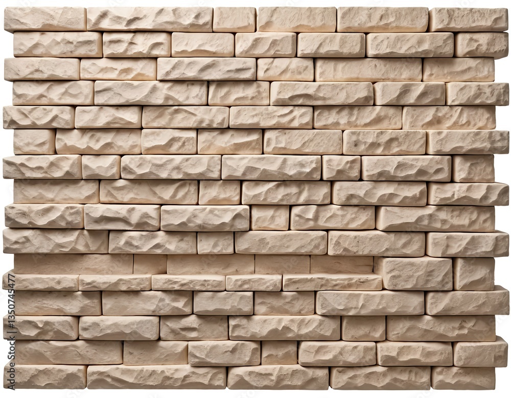 Fototapeta premium Beige Brick Wall Texture