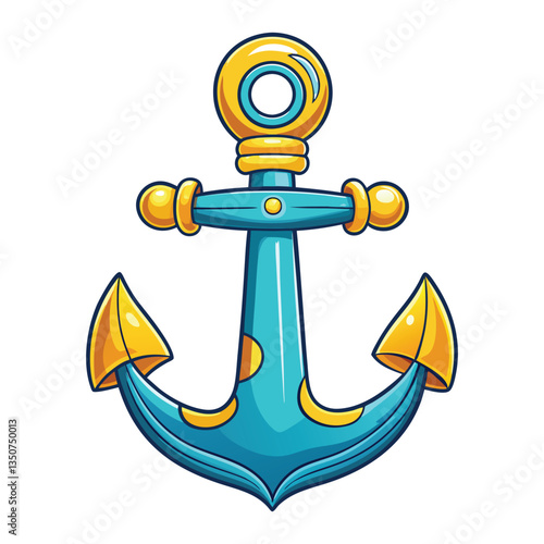 Nautical Anchor Vector Available on EPS File