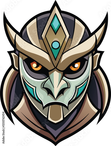 Modern Protective Mask Vector Illustration Available on EPS File