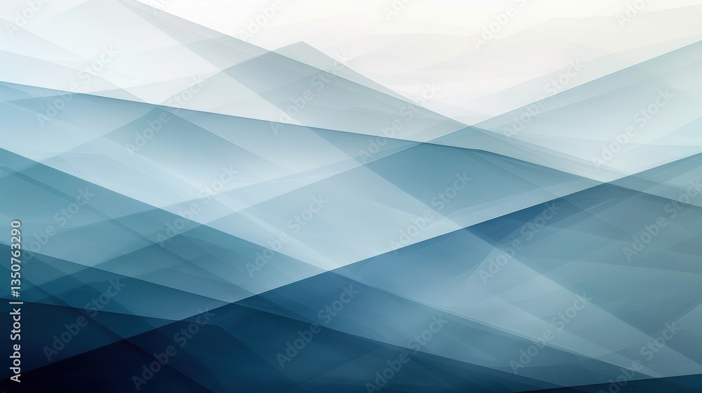 Fototapeta premium Blue and white background with a series of lines