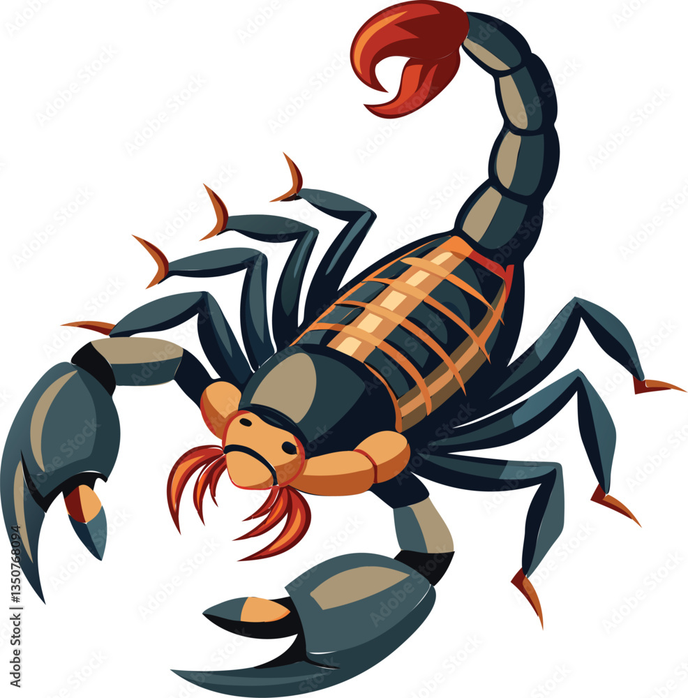 Clean Minimal Scorpion Outline – Vector Illustration Available on EPS File Clean Minimal Scorpion Outline – Vector Illustration Available on EPS File