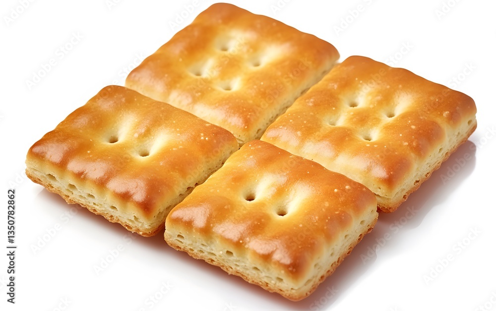 Crispy Golden Crackers Square Shaped Snacks Food Photography Crispy Golden Crackers Square Shaped Snacks Food Photography