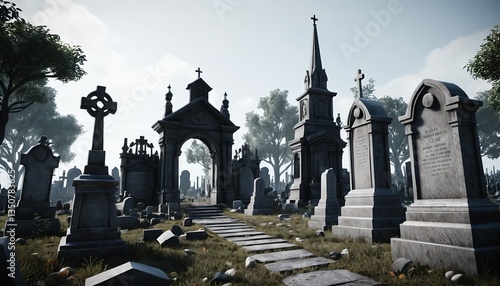 Ancient Cemetery Pathway