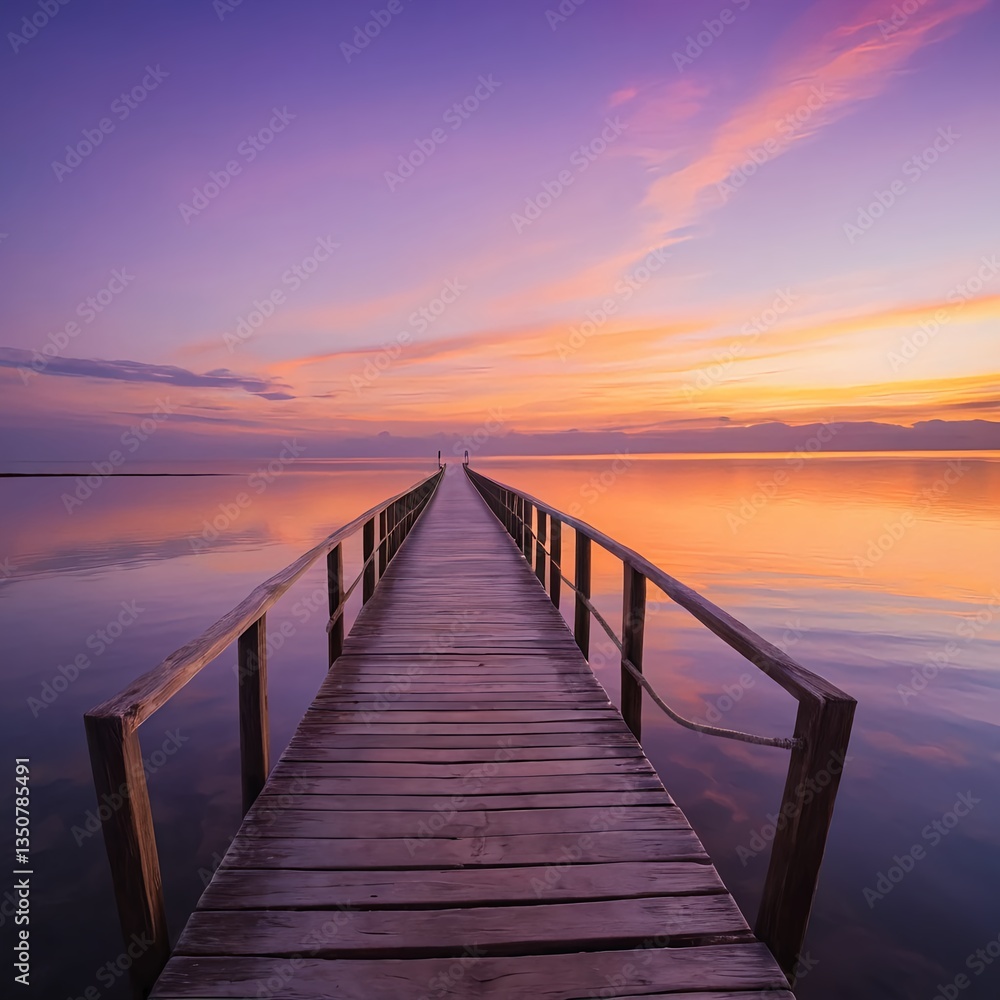 Serene Sunset Pier Serene Sunset Pier