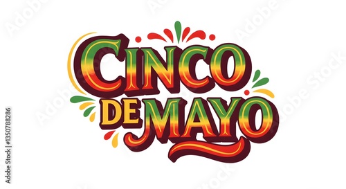 Cinco de mayo Typography Ai image