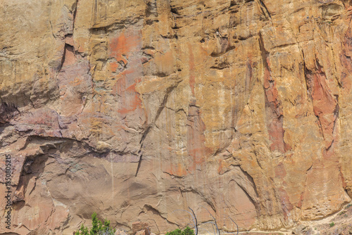 Obraz na płótnie North America, United States, Oregon, Central Oregon, Redmond, Terrebonne, Oregon. Smith Rock State Park. Crooked River. High Desert. Basalt rocks and cliffs. w salonie