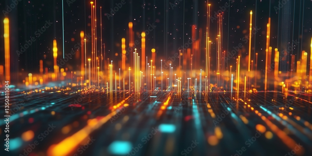 Infographic of Business Growth: CGI Animated Rising AR Infographic of Business Growth: CGI Animated Rising AR