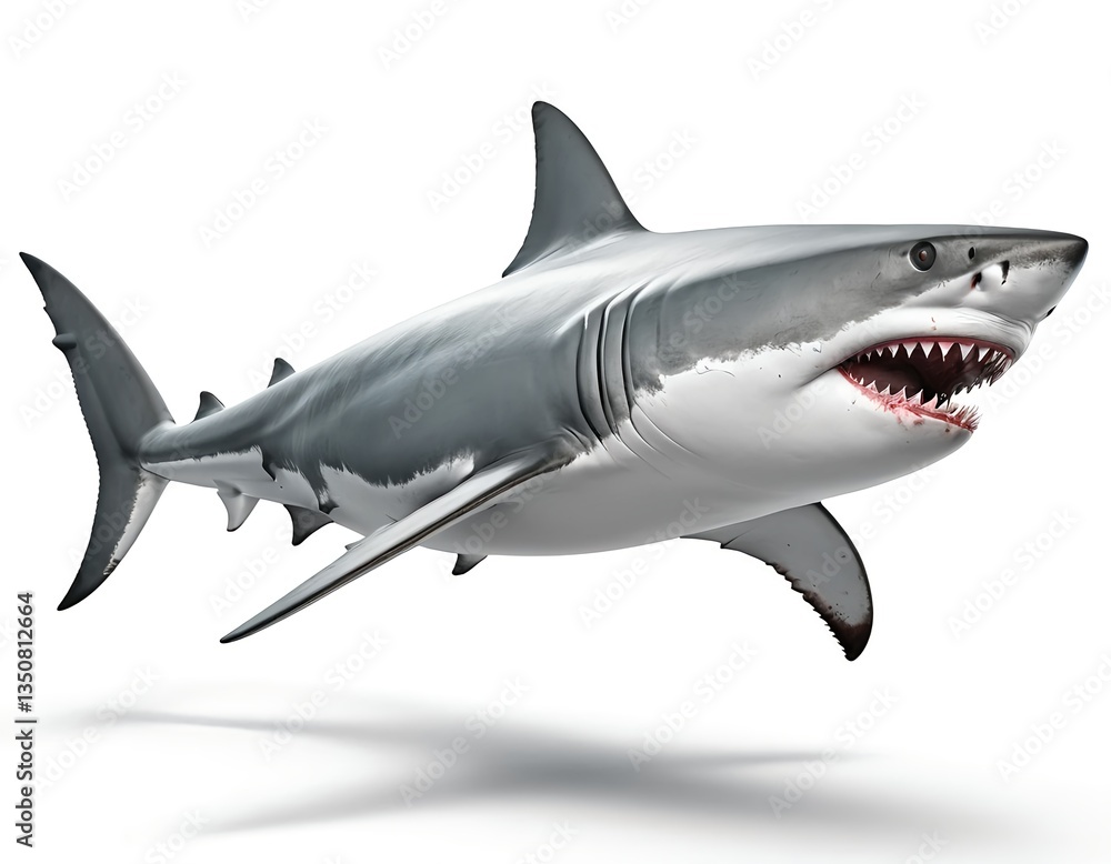 Great White Shark Underwater Predator Great White Shark Underwater Predator