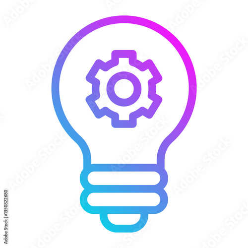 Setting creativity Line Gradient Icon