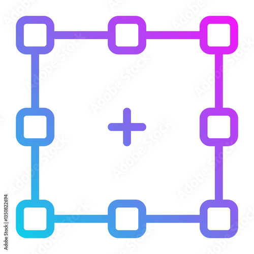 Transform tools creativity Line Gradient Icon