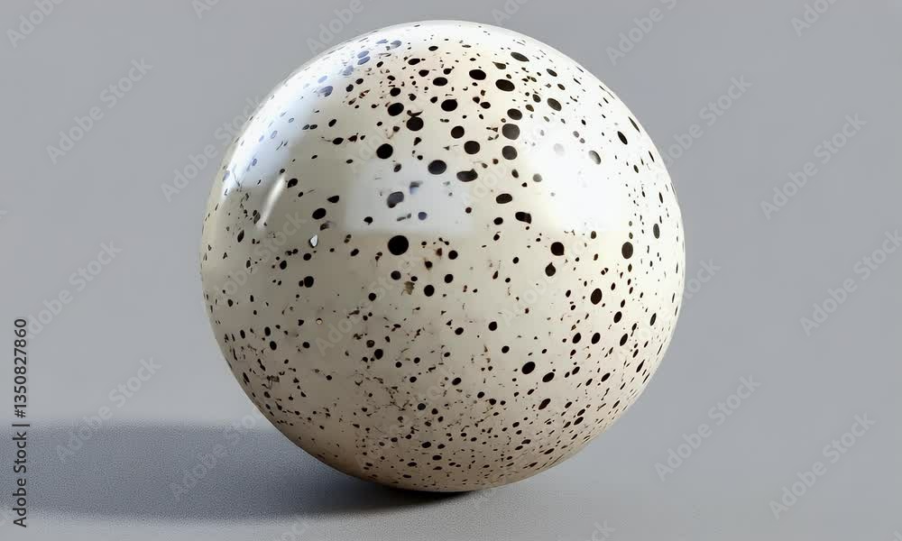 Speckled beige sphere, studio lighting, neutral background, 3D render, material texture Speckled beige sphere, studio lighting, neutral background, 3D render, material texture