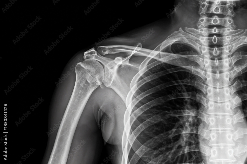 Shoulder X Ray Human Skeleton Anatomy Humerus Scapula Clavicle Ribs Medical Shoulder X Ray Human Skeleton Anatomy Humerus Scapula Clavicle Ribs Medical