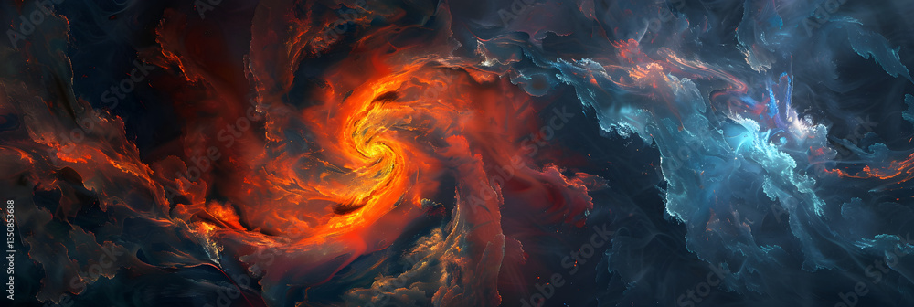 Digital Whirlwind: Abstract Visualization of Dynamic Natural Energy and Motion in a Spiraling Vortex Digital Whirlwind: Abstract Visualization of Dynamic Natural Energy and Motion in a Spiraling Vortex