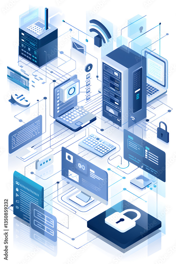 Conceptual Illustration of Comprehensive WordPress Security Measures Conceptual Illustration of Comprehensive WordPress Security Measures