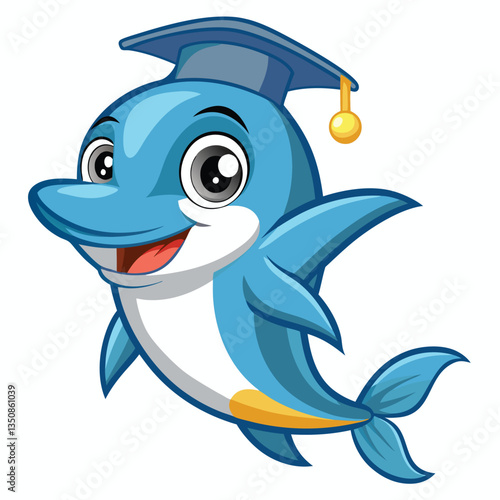 Happy dolphin graduate