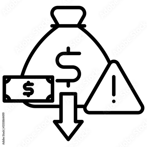 Financial Crisis Icon