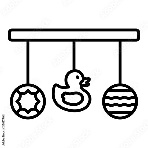 Baby crib Icon