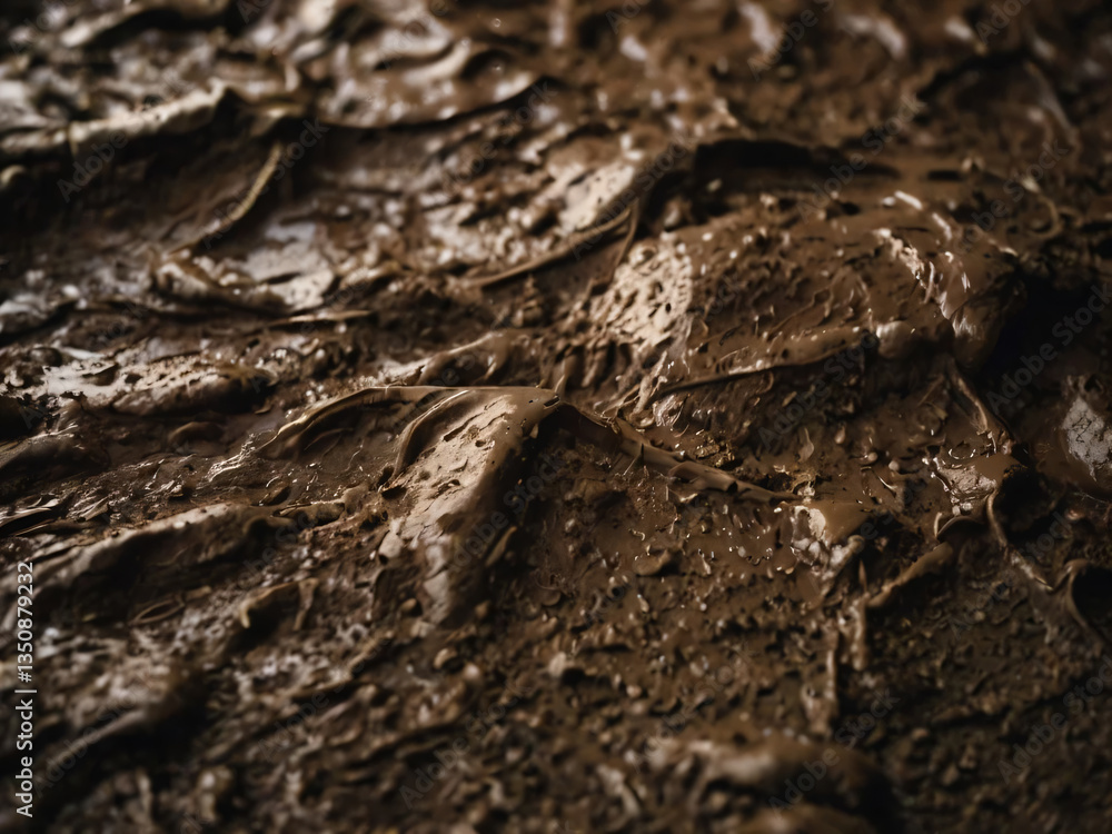 The soil appears fertile, with scattered organic debris ideal for promoting plant growth. The soil appears fertile, with scattered organic debris ideal for promoting plant growth.