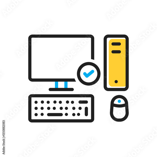Multi color icon for necessarily