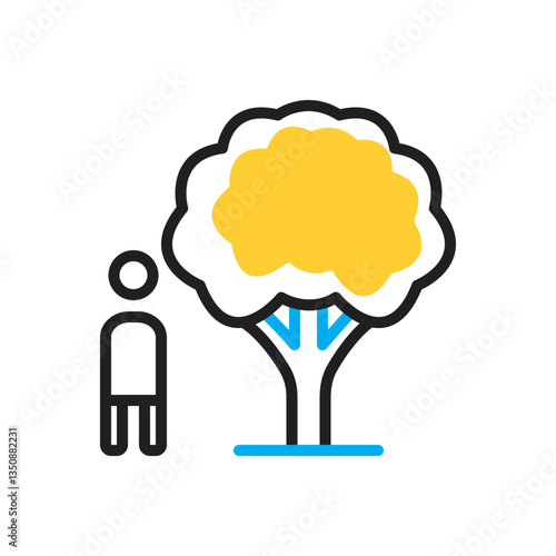 Multi color icon for necessarily