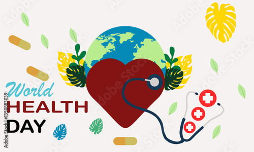 World Health Day Creative Concept Unique Suitable For Background Greeting