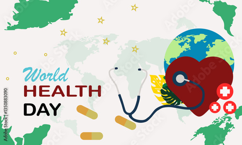World Health Day Creative Concept Unique Template Design