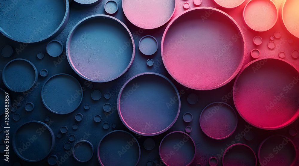 Abstract Circle Pattern Design With Gradient Colors Abstract Circle Pattern Design With Gradient Colors