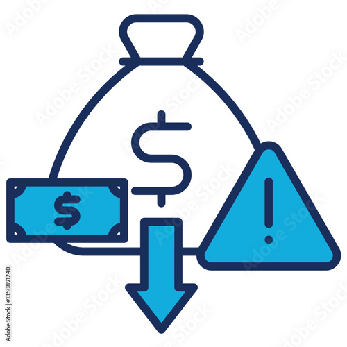 Financial Crisis Icon