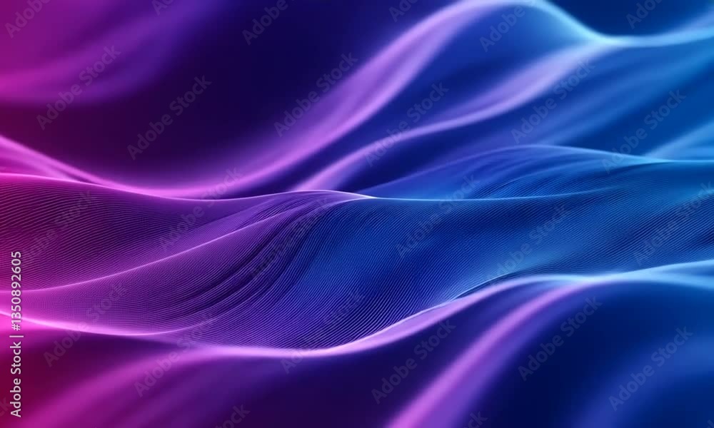 Abstract Flowing Purple Silk Background Abstract Flowing Purple Silk Background