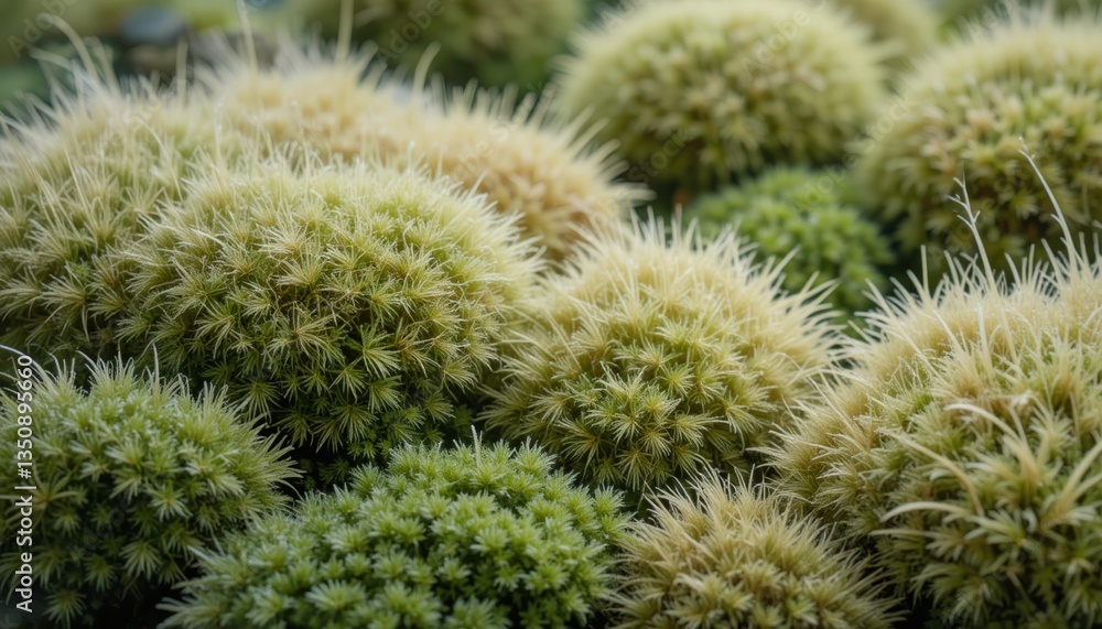 Captivating close-up of unique spiky green plants in nature lush garden environment macro photography serene viewpoint botanical concept Captivating close-up of unique spiky green plants in nature lush garden environment macro photography serene viewpoint botanical concept