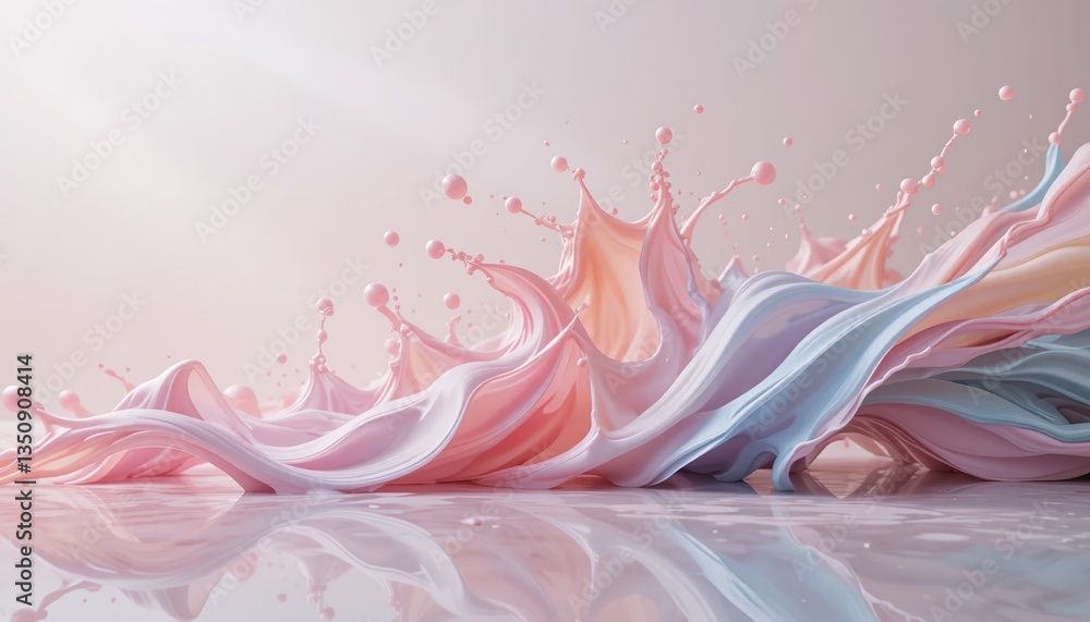 Dynamic paint splash action abstract studio visual art clean environment close-up view creativity concept for modern aesthetics Dynamic paint splash action abstract studio visual art clean environment close-up view creativity concept for modern aesthetics