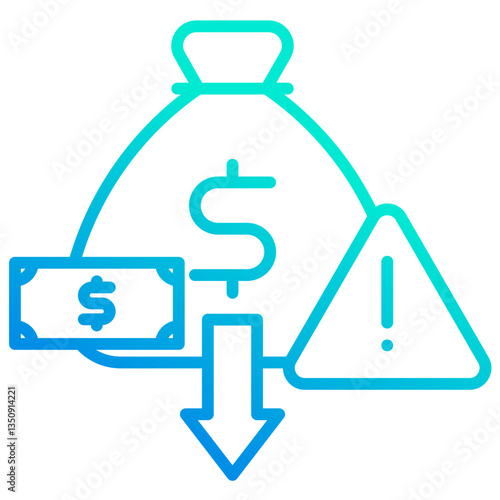 Financial Crisis Icon